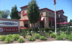 Bakersfield Chick-fil-A from the street